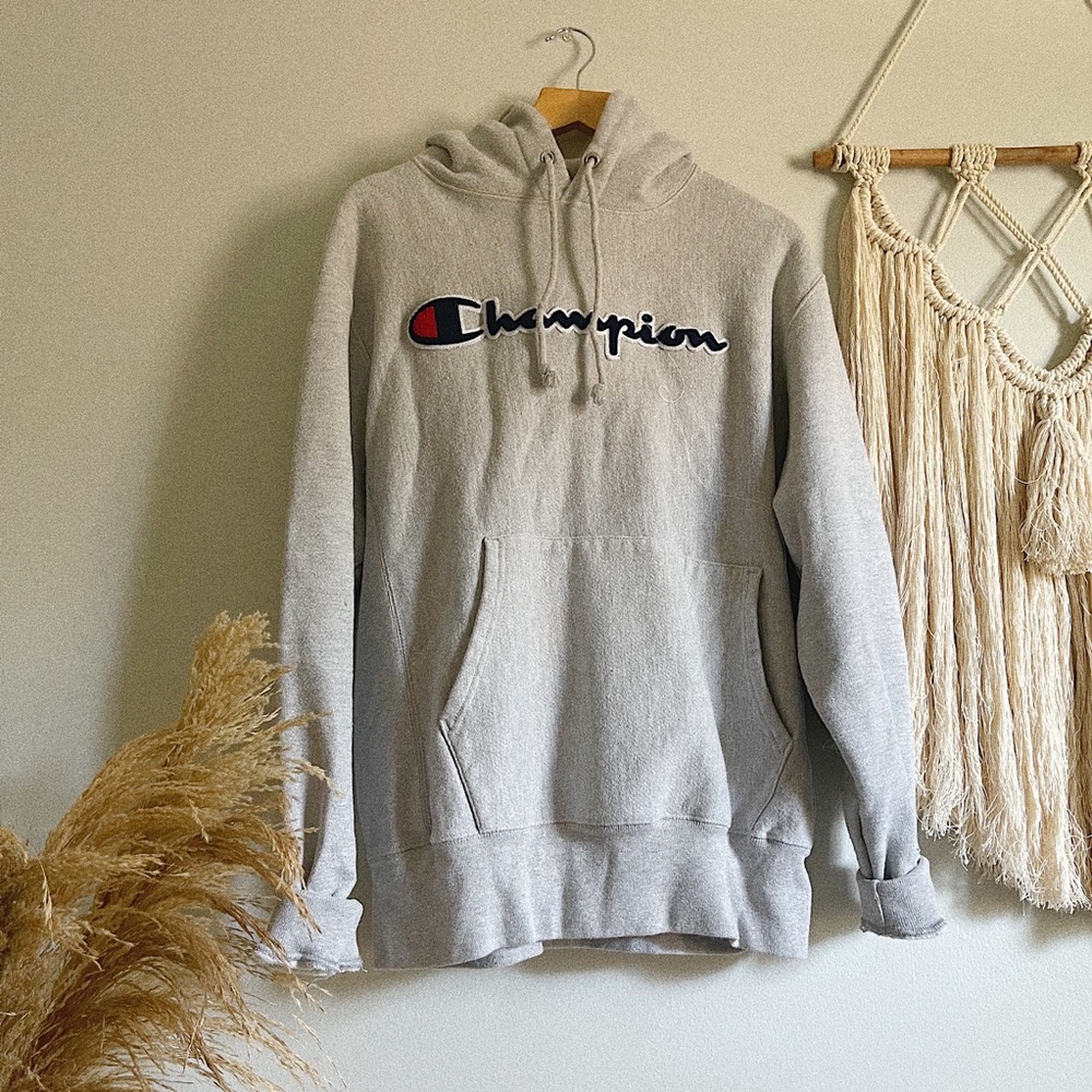 ✰ grey champion hoodie ✰